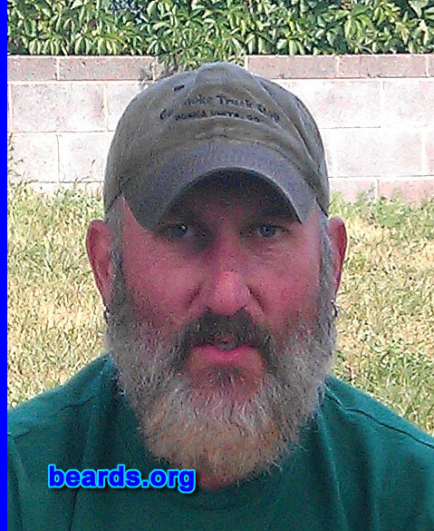 Ed
Bearded since: 1983. I am a dedicated, permanent beard grower.

Comments:
Why did I grow my beard? Always preferred facial hair. Bare faces are boring.

How do I feel about my beard? I wish I had gone fuller before it turned gray.
Keywords: full_beard