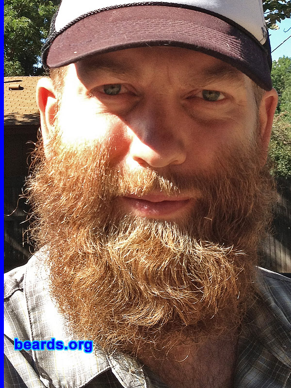 Justin D.
Bearded since: 2002. I am a dedicated, permanent beard grower.

Comments:
Why did I grow my beard? I turned thirty and really wanted to do it once.  But when it got to this level, I became hooked!

How do I feel about my beard? It's a beauty!
Keywords: full_beard