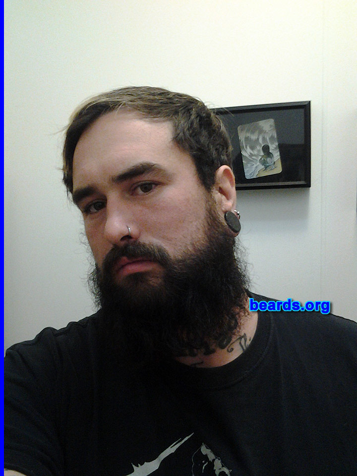 Josh D.
Bearded since: 2012. I am a dedicated, permanent beard grower.

Comments:
Why did I grow my beard? Why not?

How do I feel about my beard? It's awesome.  I've gotten many compliments on it.
Keywords: full_beard