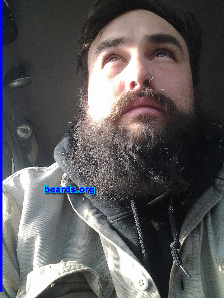 Josh D.
Bearded since: 2012. I am a dedicated, permanent beard grower.

Comments:
Why did I grow my beard? Why not?

How do I feel about my beard? It's awesome.  I've gotten many compliments on it.
Keywords: full_beard
