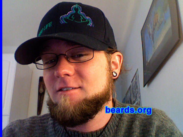 Mateo H.
Bearded since: 2003.  I am a dedicated, permanent beard grower.

Comments:
I grew my beard because it keeps my face warm in the winter-- especially while snowboarding.

How do I feel about my beard? It's pretty decent.
Keywords: chin_curtain