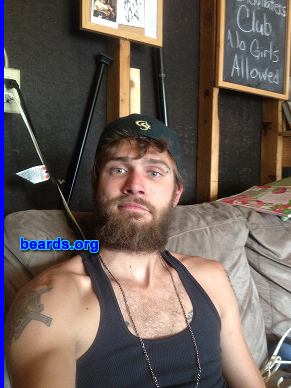 Mhbo S.
Bearded since: 2012. I am a dedicated, permanent beard grower.

Comments:
Why did I grow my beard? Mountain man.

How do I feel about my beard? Love it.
Keywords: full_beard