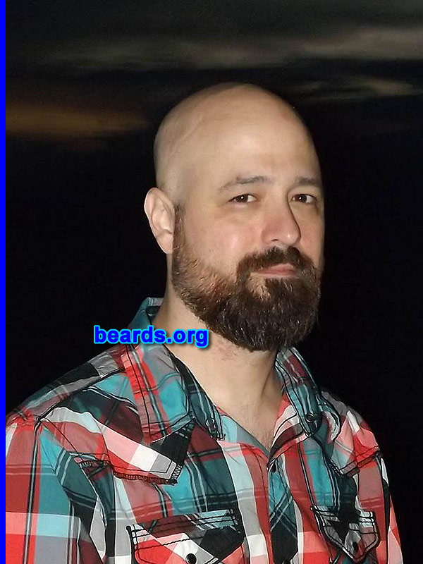 Michael H.
Bearded since: 2010. I am a dedicated, permanent beard grower.

Comments:
Why did I grow my beard? I find much joy in the pleasure my beard brings to the one I love.

How do I feel about my beard? I love it.  It is one of my favorite parts of me.
Keywords: full_beard