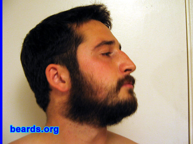 Thaddaeus
Bearded since: 2004.  I am a dedicated, permanent beard grower.

Comments:
I grew my beard because it fits my personality. I think that beards imply many of the qualities that I want to project: independence, masculinity, intellect, nonconformity and wisdom, to name a few. It shows that I am comfortable with my male-ness. Besides, women love it!

It's my trademark now. Although I've only had it two years, I don't really remember what I looked like without it. I love the image it projects.
Keywords: full_beard