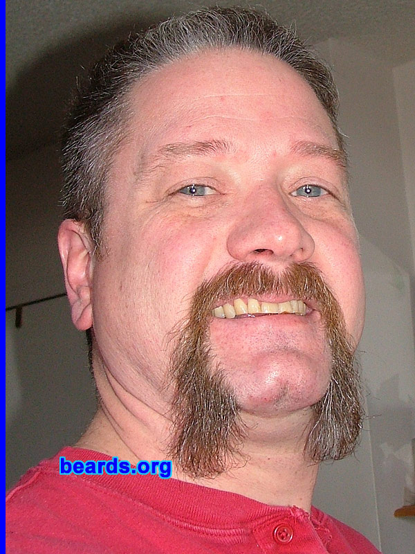Howie M.
Bearded since: 1989.  I am a dedicated, permanent beard grower.

Comments:
I grew my beard because I like it. Couldn't have one in the military.  So when I got out in 1987, I refused to shave or get a haircut for a couple a years.

How do I feel about my beard?  I like to try it different ways from time to time. This year was the first time I've let it grow long.
Keywords: horseshoe