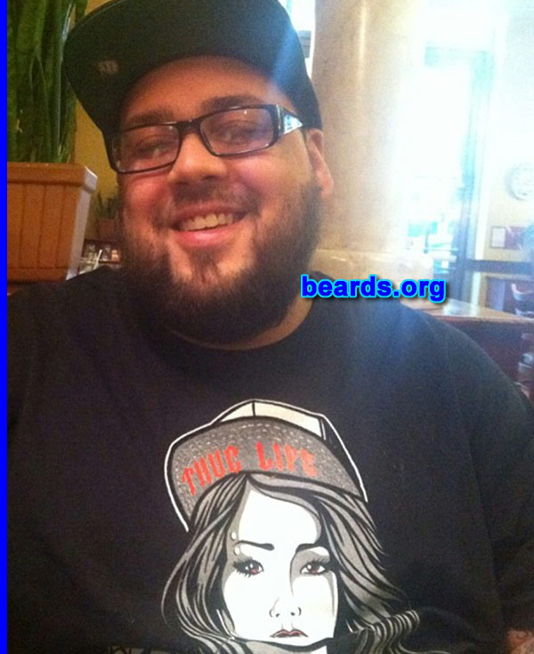 Ivan
Bearded since: 2013. I am an occasional or seasonal beard grower.

Comments:
Why did I grow my beard? I reached a point in my life where I felt like this is what I needed.

How do I feel about my beard? It's getting there.  Just want a bad@ss beard.
Keywords: full_beard