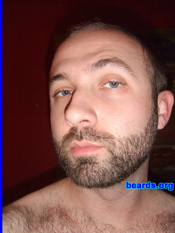 Tony
Bearded since: 2004. I am a dedicated, permanent beard grower.

Comments:
I grew my beard because I wanted to visibly express my masculinity.

How do I feel about my beard? I love catching looks from everyone for going against the norm. I also like to change it up, i.e. shave chops, just a goatee, or my fave, a full beard.
Keywords: full_beard