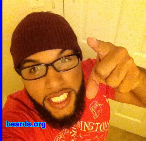 Vince
Bearded since: 2012. I am an experimental beard grower.

Comments:
Why did I grow my beard? I wanted to see how long it can grow.

How do I feel about my beard? Loving it.
Keywords: full_beard