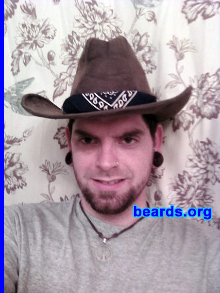 Adam L.
Bearded since: 1995.  I am an occasional or seasonal beard grower.

Comments:
I grew my beard because it's manly.

How do I feel about my beard?  I like changing it up all the time.
Keywords: goatee_only