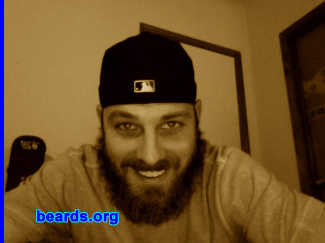 Brent
Bearded since: 2008.  I am an occasional or seasonal beard grower.

Comments:
I grew my beard because it's part of being a man.  I wanted to see if I could grow it for a full year.

How do I feel about my beard?  It's a love/hate relationship.  Some days I love it, others I hate it.
Keywords: full_beard