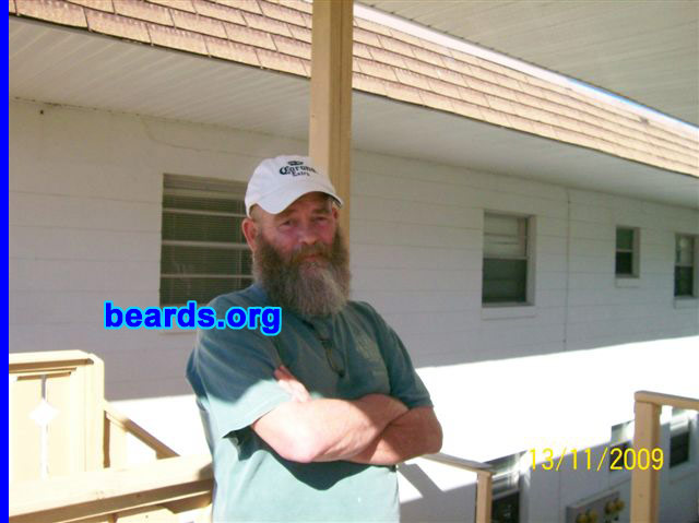 Bill
Beard since: as long as i can remember.  I am a dedicated, permanent beard grower.

Comments:
I grew my beard because I have always loved beards.  When I stopped working, I decided I was never going to shave or trim again.

How do I feel about my beard?  Wish it were thicker.  But it's not too bad.
Keywords: full_beard