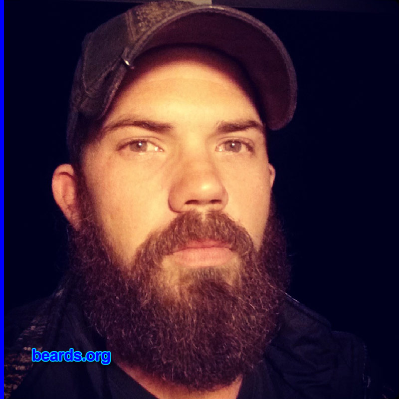 Brad
Bearded since: 2008. I am a dedicated, permanent beard grower.

Comments:
Why did I grow my beard? I started growing my beard at first because it looked good.  But now I have learned that it is an honor to grow my beard. It feels natural.

How do I feel about my beard? Great.
Keywords: full_beard