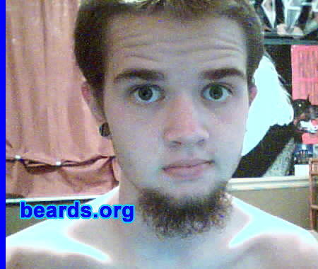 Cody H.
Bearded since: 2010. I am an experimental beard grower.

Comments:
I grew my beard mostly because I  wanted to experiment. I am one of the only seventeen year olds in my school with facial hair. I did not know much about growing a beard until I found this site. And it really helped me with good tips and up keep on my beard. I am always wanting to switch it up every now and then to see what my beard is capable of.

How do I feel about my beard? I feel like it's an honor to have a beard. No!  It's more like a privilege to have the gift of growing facial hair. People hate on my beard every now and then which makes me question myself to keep or shave my beard. But I finally realized that they are just scared and instead of asking questions they would rather make rude comments towards me. So I think having a beard really helped me become a more independent and stronger person because I am not afraid to stand up to anyone knowing that I look pretty bad@ss while doing it.
Keywords: goatee_only