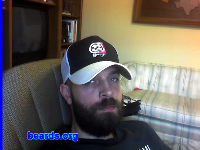 David
Bearded since: December 2006.  I am a dedicated, permanent beard grower.

Comments:
Just got out of the military. Vowed to myself that I would grow a big, burly beard when I got orders for discharge. Being made to shave everyday, and in my case twice a day for uniform regulation, is something I hope to NEVER experience again! I'm free.

How do I feel about my beard?  I love it... It's currently at 9 weeks of growth. I'm just not sure if I should define a neckline or not. It depends how big I want to grow it I guess. Been a fan of the site for years.
Keywords: full_beard