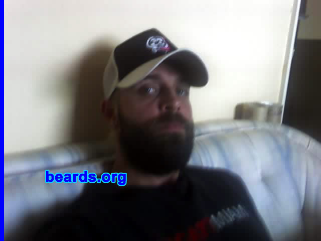 David
Bearded since: December 2006.  I am a dedicated, permanent beard grower.

Comments:
Just got out of the military. Vowed to myself that I would grow a big, burly beard when I got orders for discharge. Being made to shave everyday, and in my case twice a day for uniform regulation, is something I hope to NEVER experience again! I'm free.

How do I feel about my beard?  I love it... It's currently at 9 weeks of growth. I'm just not sure if I should define a neckline or not. It depends how big I want to grow it I guess. Been a fan of the site for years.
Keywords: full_beard