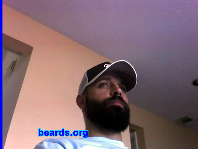 David
Bearded since: December 2006. I am a dedicated, permanent beard grower.

Comments:
Just got out of the military. Vowed to myself that I would grow a big, burly beard when I got orders for discharge. Being made to shave everyday, and in my case twice a day for uniform regulation, is something I hope to NEVER experience again! I'm free.

How do I feel about my beard? I love it... It's currently at 9 weeks of growth. I'm just not sure if I should define a neckline or not. It depends how big I want to grow it I guess. Been a fan of the site for years.
Keywords: full_beard