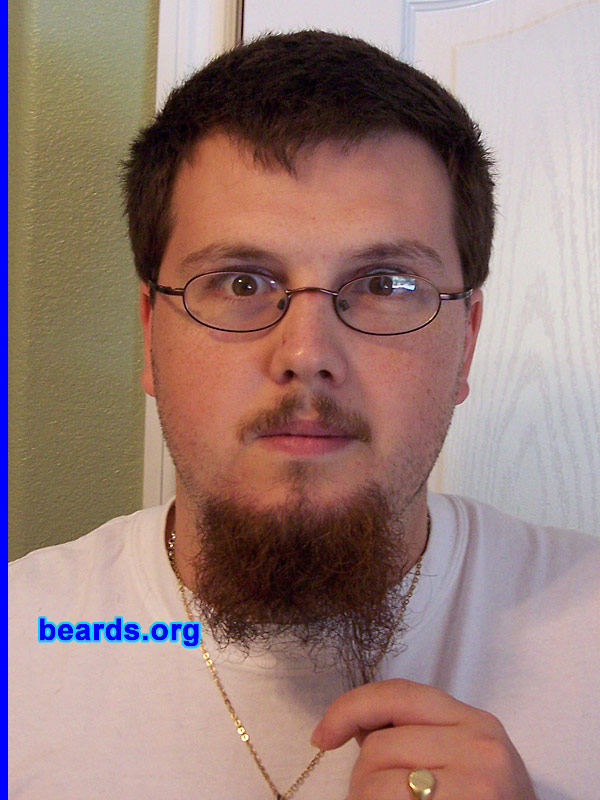 Domenico
Bearded since: December 2006.  I am an experimental beard grower.

Comments:
I grew my beard to see what it was like and I really enjoyed having it. I'll definitely grow it back again, maybe even a full one instead of the goatee which i loved.  But I truly love a full beard.  I have a few holes in it still, but I'm only twenty-one, so I've got time.

How do I feel about my beard? I love it and think everyone should try it out a few times in their life for a couple or more months at a time.
Keywords: goatee_mustache