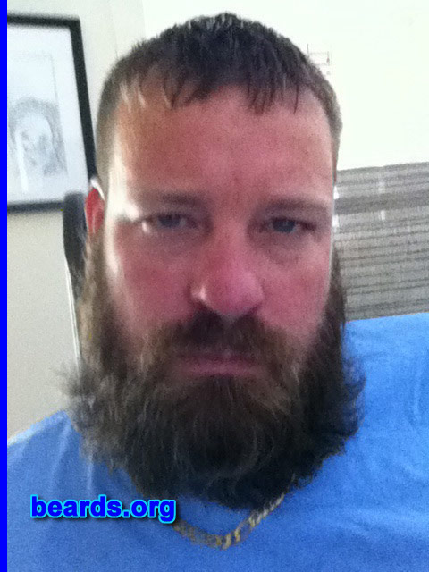 Daniel A.
Bearded since: 2013. I am an experimental beard grower.

Comments:
Why did I grow my beard? Father and uncles always had beards.

How do I feel about my beard? I am enjoying the beard.
Keywords: full_beard