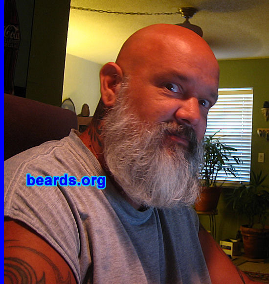 Gary Norman
Bearded since: 1991.  I am a dedicated, permanent beard grower.

Comments:
Originally I began to grow it because I hated to shave.  Now I keep it because I love it...

How do I feel about my beard?  I am very comfortable with my beard...I like it and it likes me...  :)
Keywords: full_beard