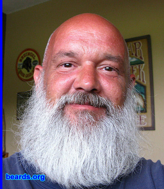 Gary Norman
Bearded since: 1991.  I am a dedicated, permanent beard grower.

Comments:
In the first place, I grew the beard because I hated to shave...then I fell in love with my beard and I've worn a beard on and off over the years...mostly on!

How do I feel about my beard?  It has a few thin spots, but I love it!
Keywords: full_beard