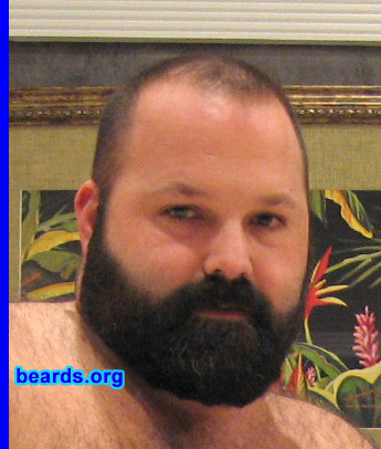 Jason
Bearded since: 1987.  I am a dedicated, permanent beard grower.

Comments:
I began shaving at the age of eleven.  I hate shaving.

How do I feel about my beard?  I'm very lucky.  I have a very full dark beard. 
The salt-and-pepper look is creeping up on my chin.
Keywords: full_beard