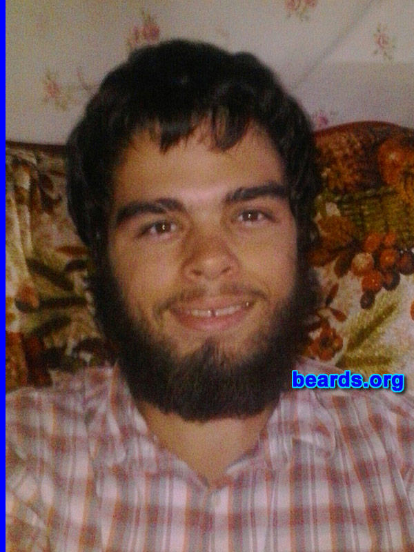 Kenneth M.
Bearded since: 2012. I am a dedicated, permanent beard grower.

Comments:
Why did I grow my beard? I have always wanted a beard and I now have a job that allows me to grow it out.

How do I feel about my beard? I love my beard. I can't wait to see how it looks after thickening up some more.
Keywords: full_beard