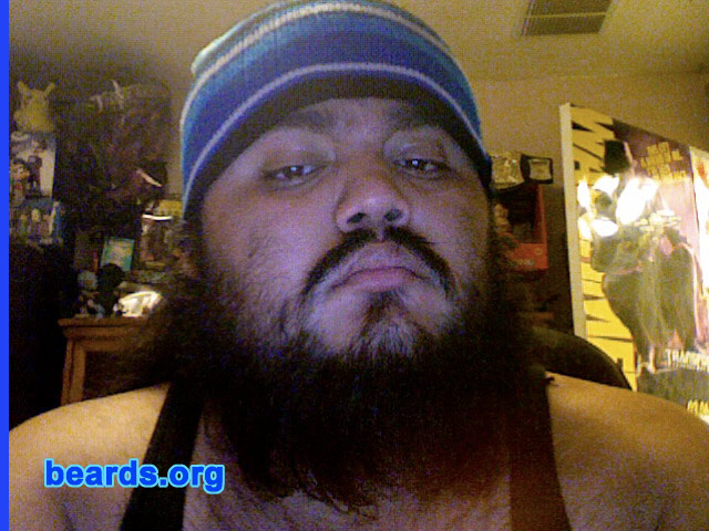 Mauricio
Bearded since: 2009.  I am a dedicated, permanent beard grower.

Comments:
I told myself it took me sixteen years to grow facial hair, so I decided to grow a beard for sixteen years.

How do I feel about my beard? My beard has been called "awesome", "patriotic", and "iconic".  I probably haven't met the standards of my fellow beard growers on beards.org, but I'm pretty proud of what I accomplished thus far.
Keywords: full_beard
