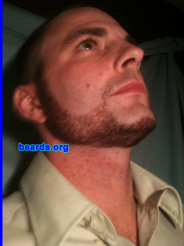 Michael
Bearded since: 2010.  I am an occasional or seasonal beard grower.

Comment:
My beard grows fast so it was convenient.

How do I feel about my beard? I feel confident when I grow a beard despite comments from others that my beard adds ten years to my age.
Keywords: chin_curtain