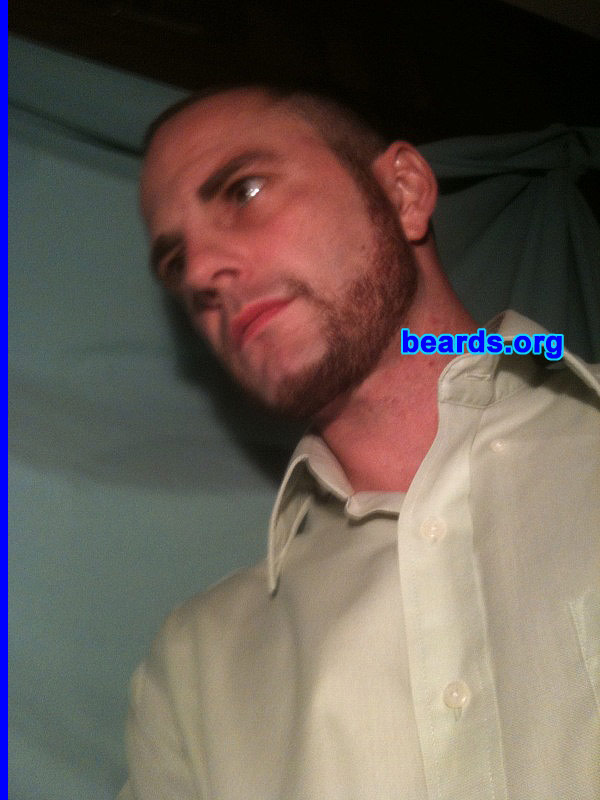 Michael
Bearded since: 2010.  I am an occasional or seasonal beard grower.

Comment:
My beard grows fast so it was convenient.

How do I feel about my beard? I feel confident when I grow a beard despite comments from others that my beard adds ten years to my age.
Keywords: chin_curtain