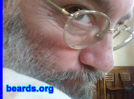 Mel
Bearded since: 1979 (mostly).  I am a dedicated, permanent beard grower.

Comments:
I grew my beard because I look better with a beard and I hate shaving. Also the Bible tells me to grow one (Leviticus 19:27)!

How do I feel about my beard? Love it.  I'll never shave again...
Keywords: full_beard
