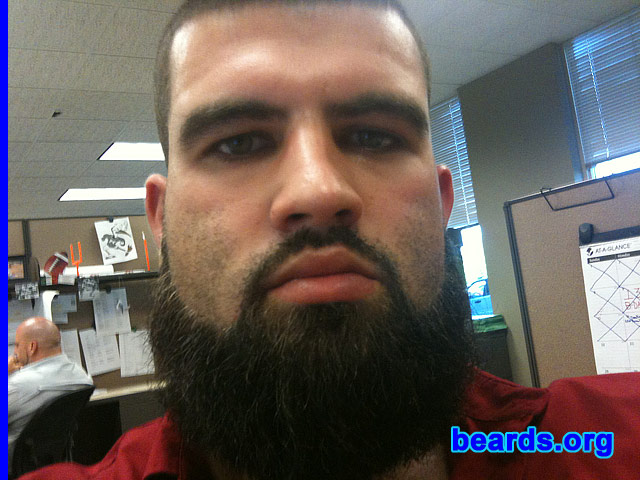 Matt D.
Bearded since: 2010.  I am a dedicated, permanent beard grower.

Comments:
I grew my beard because I missed it.

How do I feel about my beard?  I freakin' love it!!
Keywords: full_beard