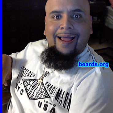 Marco P.
Bearded since: 2000. I am a dedicated, permanent beard grower.

Comments:
I grew my beard for myself.

How do I feel about my beard? I feel free and that it is awesome.
Keywords: goatee_mustache