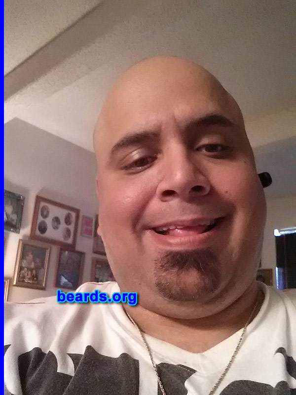 Marco P.
Bearded since: 2003. I am a dedicated, permanent beard grower.

Comments:
Why did I grow my beard?  Because I wanted a change.

How do I feel about my beard? Love it.
Keywords: goatee_only