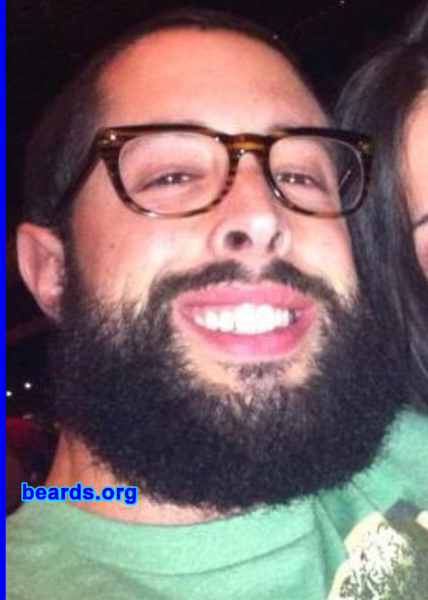 Matt
Bearded since: 2011. I am an occasional or seasonal beard grower.

Comments:
Why did I grow my beard? It first started as laziness.  Then I began to like the way it felt. Also, it's one of the many things that makes me unique.

How do I feel about my beard? I love it. It makes me feel Biblical.
Keywords: full_beard
