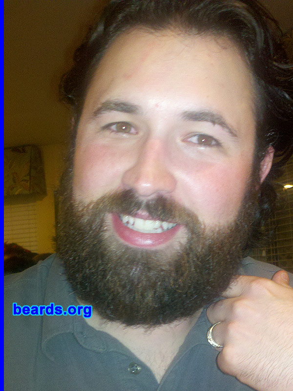 Matt
Bearded since: 2000. I am a dedicated, permanent beard grower.

Comments:
I grew my beard to get a sense of individuality, shape my face, and look more mature.

How do I feel about my beard? Love it!
Keywords: full_beard
