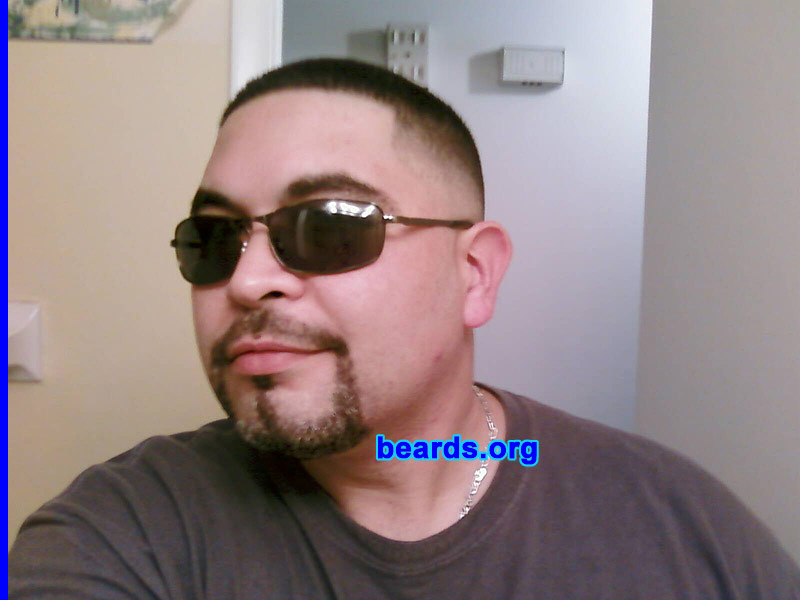 Rob
Bearded since: 1992.  I am a dedicated, permanent beard grower.

Comments:
I grew my beard so I could have a new / different look and to look older (back when I was nineteen).

How do I feel about my beard? I think my beard is pretty decent. I try to change it up from time to time, which is why I came to this site. Although now that I am thirty-six, I'm trying to look younger... :)
Keywords: goatee_mustache