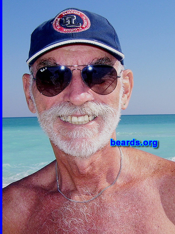 Rob B.
Bearded since: 1970. I am a dedicated, permanent beard grower.

Comments:
Why did I grow my beard? I am into natural looks and men have beards. I also like women who do not shave their legs or armpits.

How do I feel about my beard? I trim it about once a month with the same clippers I use on my buzz-cut hair. It is convenient.
Keywords: full_beard