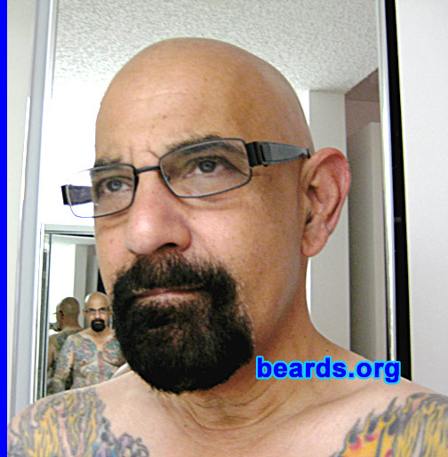 Steve
I am a dedicated, permanent beard grower.

Comments:
Now I sport a goatee and keep my head shaved for a clean look. New Pictures of me...bearded and bald.

How do I feel about my beard? I have always loved beards.
Keywords: goatee_mustache