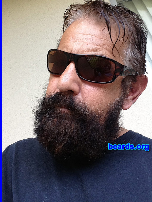 Steve H.
Bearded since: 1990s. I am a dedicated, permanent beard grower.

Comments:
Why did I grow my beard? I love beards.  Always have and always will!

How do I feel about my beard? I am going for the YEARD look! These new photos are a little over four months of growth.
Keywords: full_beard