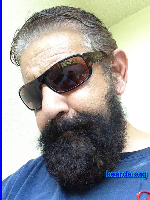 Steve H.
Bearded since: 1990s. I am a dedicated, permanent beard grower.

Comments:
Why did I grow my beard? I love beards.  Always have and always will!

How do I feel about my beard? I am going for the YEARD look! These new photos are a little over four months of growth.
Keywords: full_beard