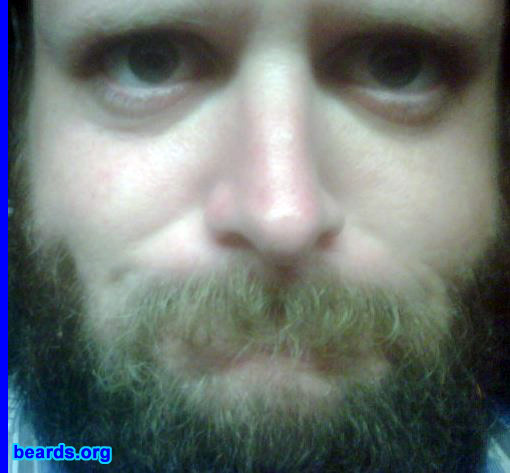 Andy M.
Bearded since: 2002. I am a dedicated, permanent beard grower.

Comments:
Why did I grow my beard? Why Not! It is part of what makes me awesome.

How do I feel about my beard? I think it's great. I have a blonde mustache and and multicolored side burns with jet black goatee. 
Keywords: full_beard