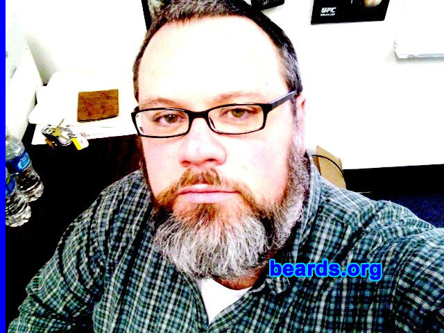 Frank
Bearded since: 2002.  I am a dedicated, permanent beard grower.

Comments:
I grew my beard because I was tired of shaving.

How do I feel about my beard? It's a shame it's going gray.
Keywords: full_beard