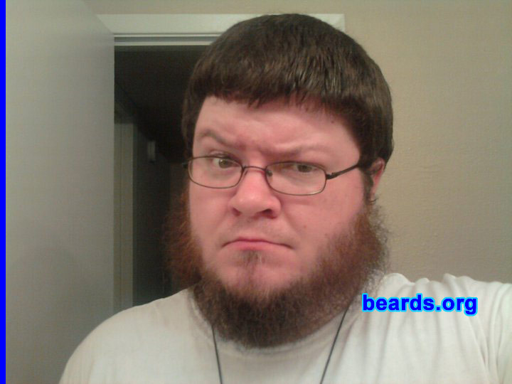 Gregory S.
Bearded since: 2006. I am a dedicated, permanent beard grower.

Comments:
I grew my beard because I really don't like my face without a beard. Not only that, I feel that a beard shows wisdom and dedication.

How do I feel about my beard? I think it is pretty d@mn awesome.
Keywords: chin_curtain