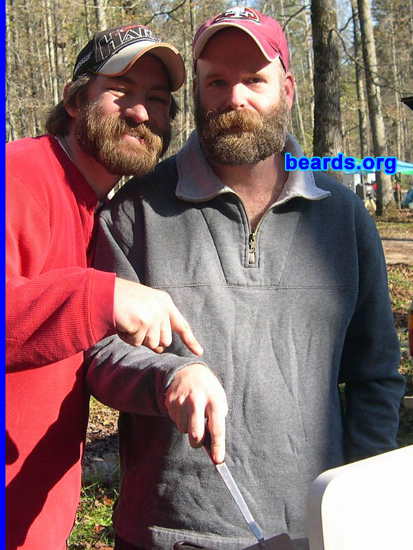 John
Bearded since: 1999.  I am a dedicated, permanent beard grower.

Comments:
I have grown a beard off and on since I was 15.  I am from the mountains of East Tennessee, where there must be something in the water that promotes exceptional beard growth.  They are everywhere -- every shape, size, and color!
 
How do I feel about my beard?  I like my beard because it is a changing work in progress. Self expression through one's facial hair is a beautiful thing -- as seen throughout this awesome website.  Heredity was good to me when it came to hair follicles per square inch.
Keywords: full_beard