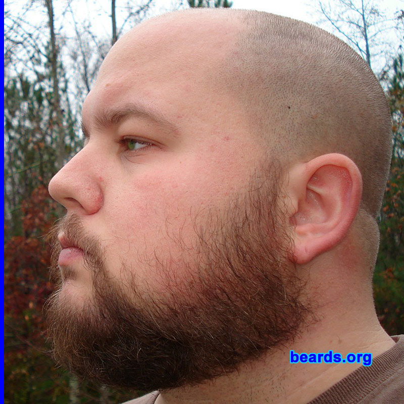 Jason R.
Bearded since: 1996.  I am a dedicated, permanent beard grower.

Comments:
I started by growing it in as a full goatee and began experimenting with the "chin strap" beard in the years following. In recent years, I keep it in full goatee or a close-trimmed beard half the year and grow the full beard the other half starting about September.

How do I feel about my beard?  I really love my beard, especially when I grow it out full. It feels more masculine being bearded. I do wish it were a bit thicker, especially the mustache, and a bit more filled in under the lip and on the cheek line, but all in all I'm really pleased with it and I'm thankful for what I can grow. I'll be a beard grower for life. These first three photos are after about 2.5 months of growth.
Keywords: full_beard