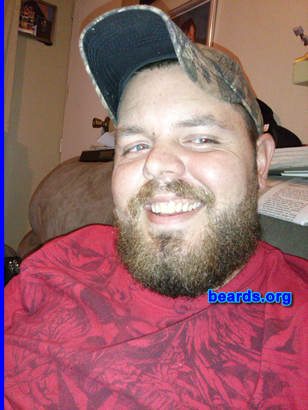 John T.
Bearded since: 2011. I am a dedicated, permanent beard grower.

Comments:
Why did I grow my beard? Because the Navy told me I couldn't.  So once I was honorably discharged, I decided to try it and loved it.  I feel naked without it.

How do I feel about my beard? I love my beard.  Feel naked without it. I center Halloween costumes around it.
Keywords: full_beard