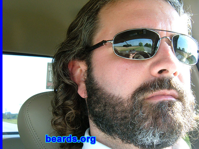 Matt
Bearded since: 1995.  I am a dedicated, permanent beard grower.

Comments:
I grew my beard at first to try it and see how it looked and how I liked it. I found I liked it so much that I have kept it ever since, pretty much for the past ten or so years in different shapes and lengths. I am thinking now I need to try for a really long beard!

How do I feel about my beard?  The simplest and best way to put it is that it just feels right to have it.

Keywords: full_beard