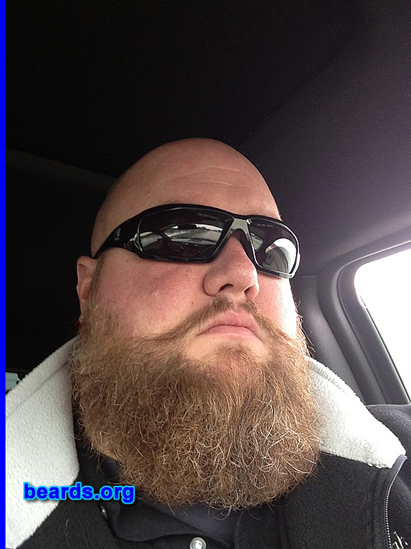 Nick
Bearded since: 2006. I am a dedicated, permanent beard grower.

Comments:
Why did I grow my beard? It's the American way...like apple pie.

How do I feel about my beard? Never a dull moment with a beard.
Keywords: full_beard