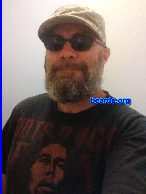 Rob P.
Bearded since: 2012. I am a dedicated, permanent beard grower.

Comments:
Why did I grow my beard? After being forced to shave in the Army, I said "NO MORE!"

How do I feel about my beard? I think it's glorious!
Keywords: full_beard