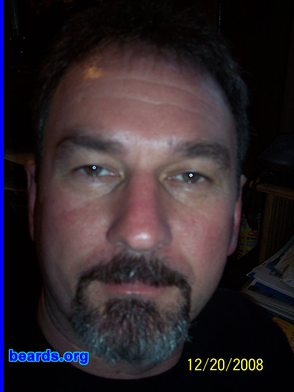 Steven
Bearded since: 2008.  I am an occasional or seasonal beard grower.

Comments:
I grew my beard because my wife really likes it!!!

How do I feel about my beard?  Don't like the mustache.  But don't know what to do with it.
Keywords: goatee_mustache
